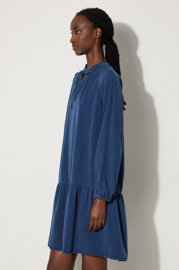 A.P.C. sukienka granatowy COEYL.F05944