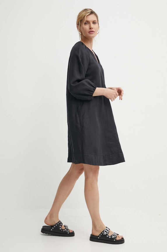 Marc O'Polo rochie din in M04130521123 negru AA00