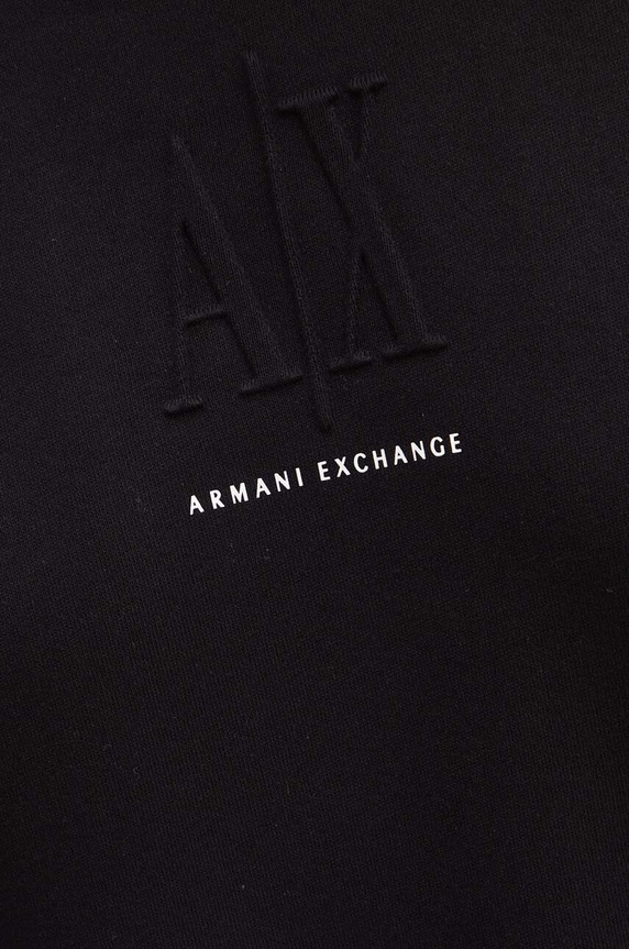 Bavlnené šaty Armani Exchange 8NYAGY.YJ68Z.NOS čierna