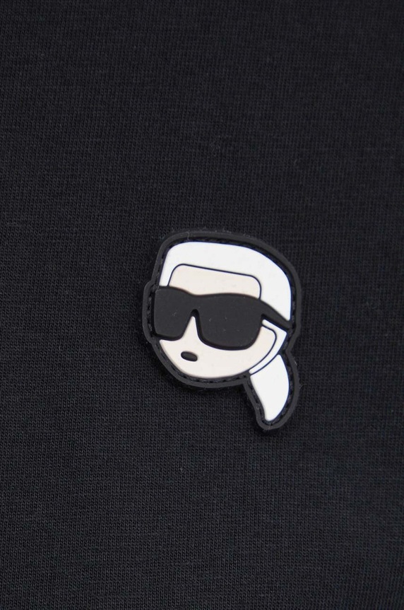 Хлопковое платье Karl Lagerfeld 245W1352 чёрный