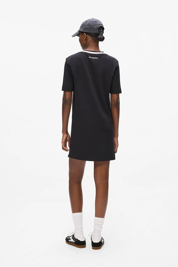 Haljina Karl Lagerfeld IKON A4W13020 crna AA00