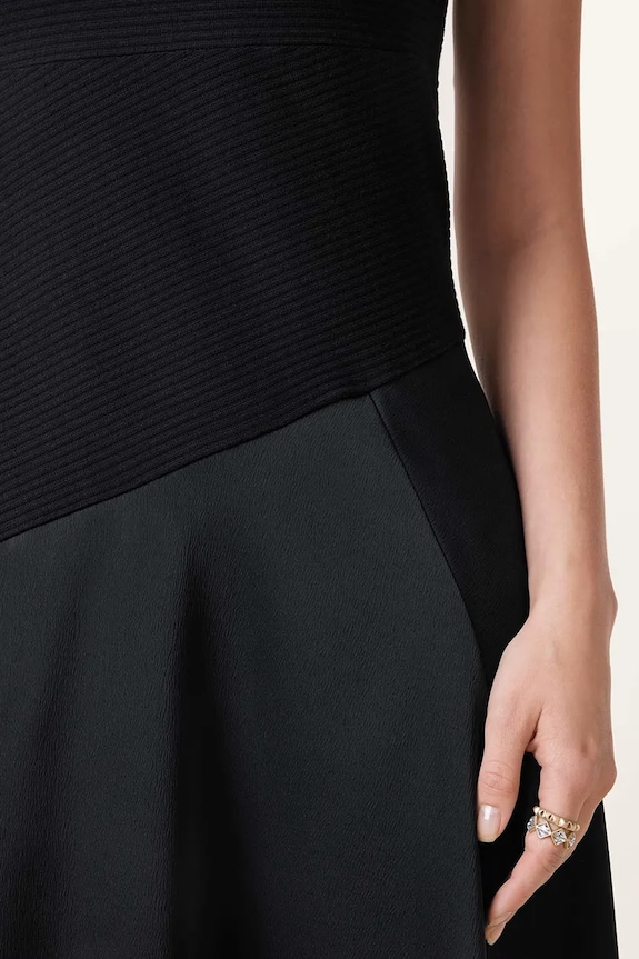 AllSaints розкльошена сукня W255DC чорний