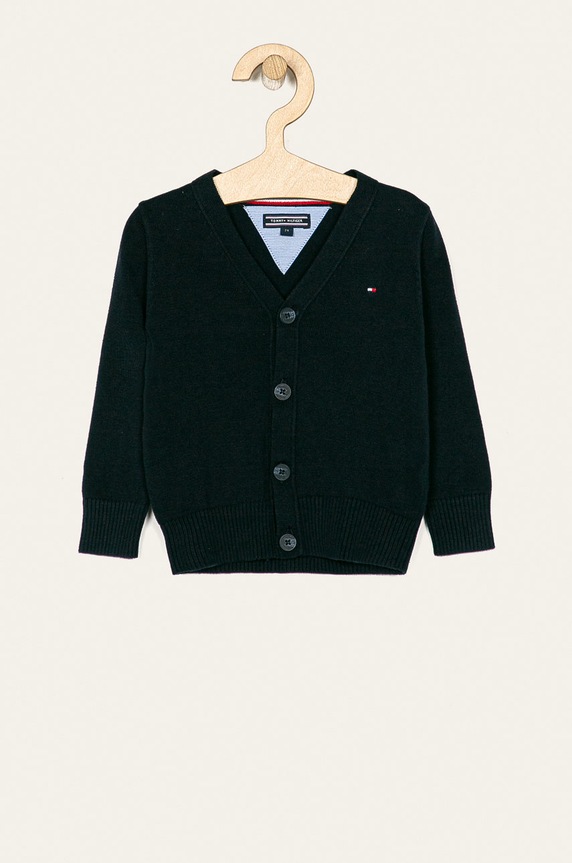 Tommy Hilfiger - Kardigan dziecięcy 74-176 cm granatowy KB0KB03979