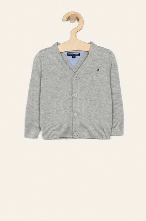 Tommy Hilfiger - Dětský svetr 74-176 cm šedá KB0KB03979