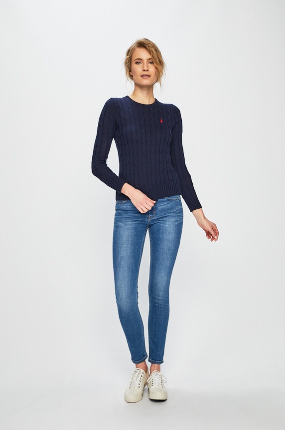 Polo Ralph Lauren - Sweter 211580009007 granatowy 211580009007