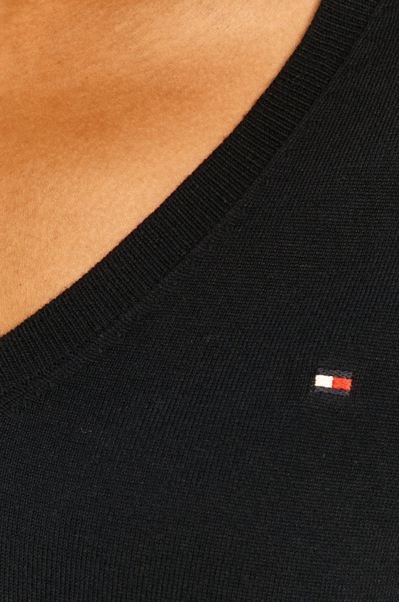 Tommy Hilfiger - Sweter WW0WW25294.NOS granatowy