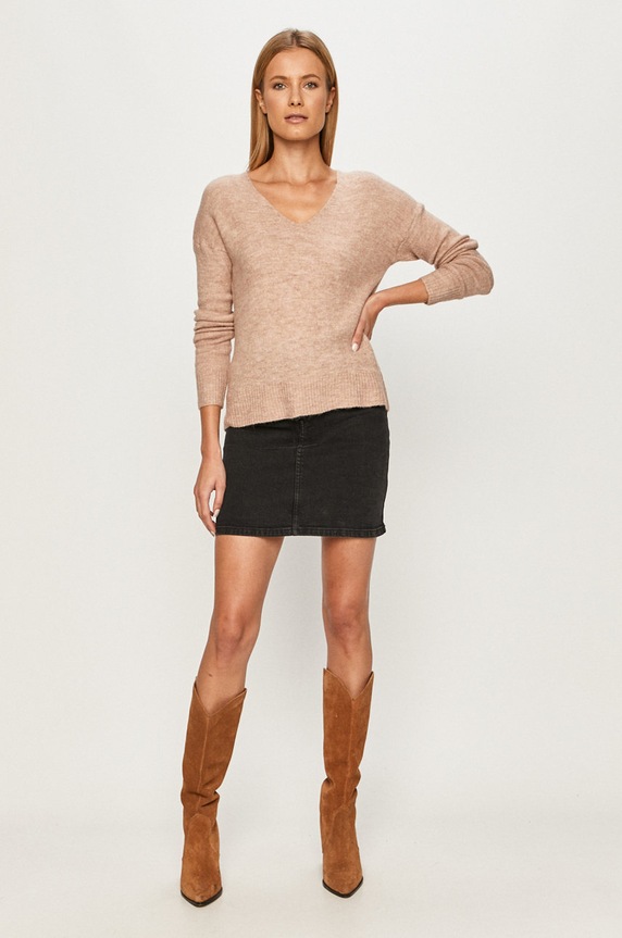 JDY Sweter 15207823 różowy AA00