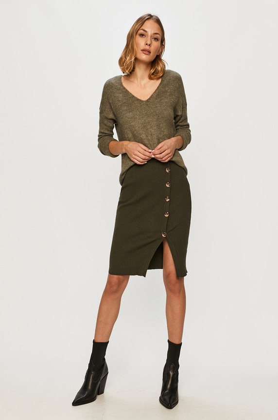 JDY Sweter 15207823 zielony AA00