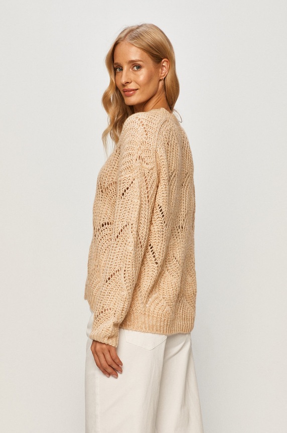 Odzież Only - Sweter 15187600.PumiceSton beżowy
