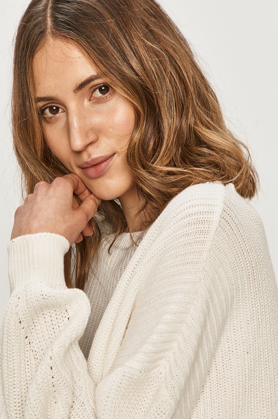 Only - Sweter biały 15168889
