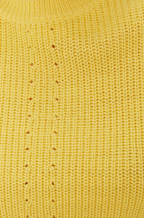 Pieces - Sweter 17100760 żółty