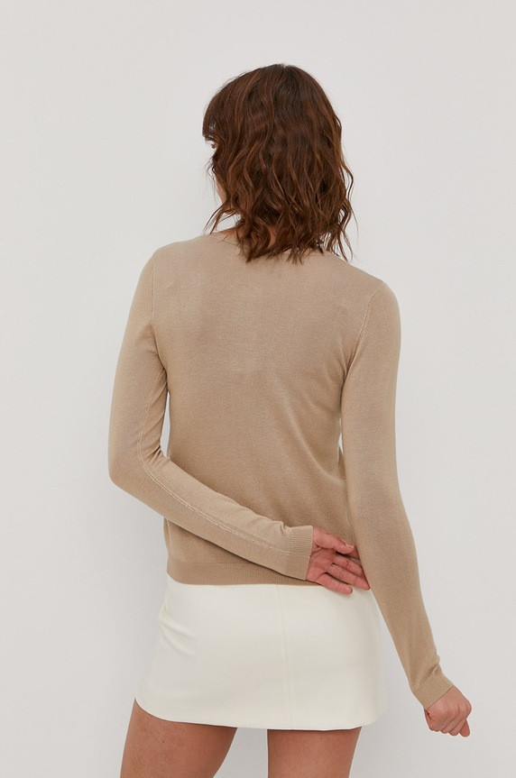 Odzież Pieces Sweter 17100410 beżowy