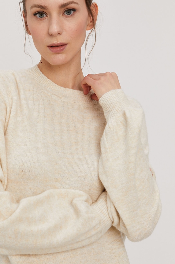 Svetr Pieces béžová 17110765