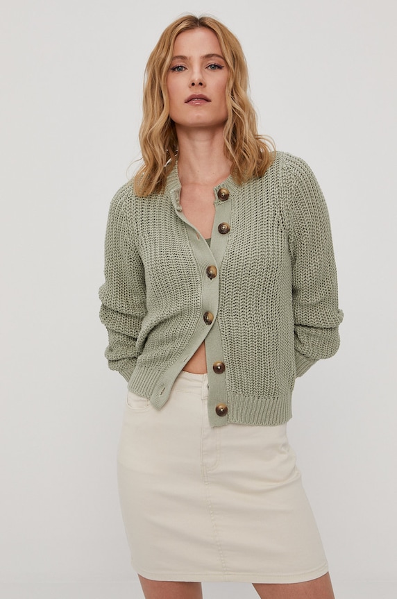 Pieces Sweter pozostałe zielony 17110767