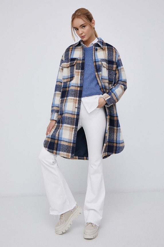 Jacqueline de Yong Kamizelka 15238235 niebieski AA00