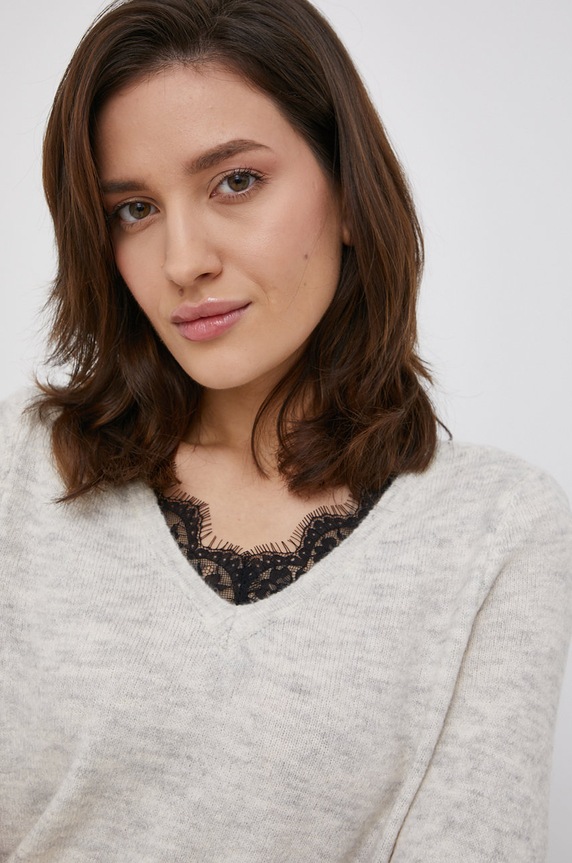 Only Sweter beżowy 15193742.