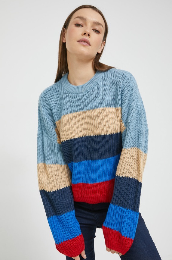 Noisy May sweter pozostałe niebieski 27020932.AshleyBlue