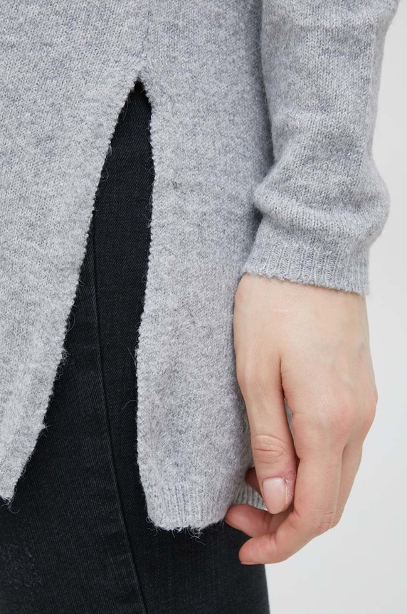 Vero Moda sweter 10180215.LightGreyM szary