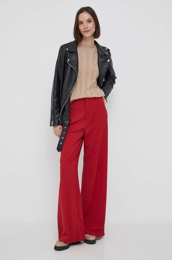 United Colors of Benetton gyapjúkeverék pulóver 1335D2467.994 bézs AA00