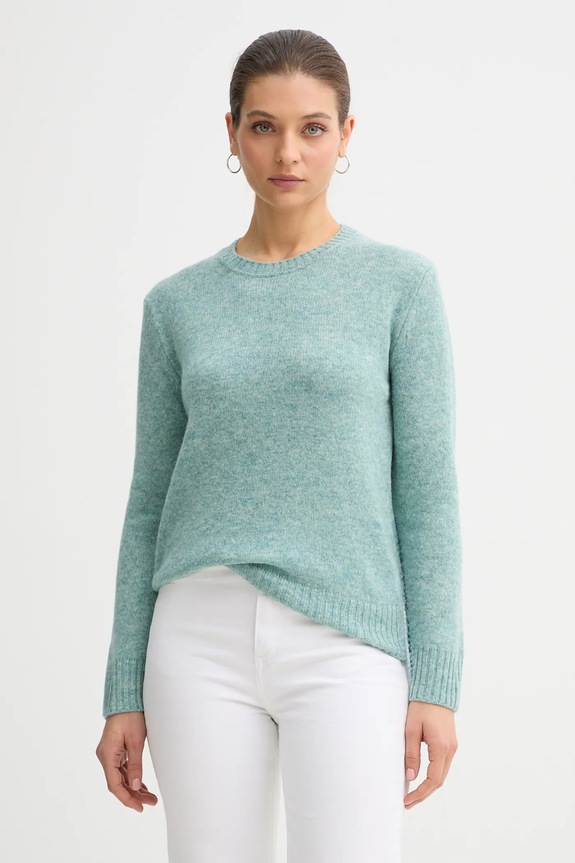 United Colors of Benetton pulover de lana turcoaz 103ME1N23