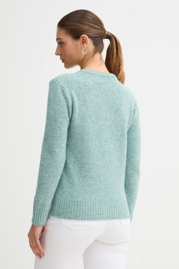 Îmbrăcăminte United Colors of Benetton pulover de lana 103ME1N23 turcoaz