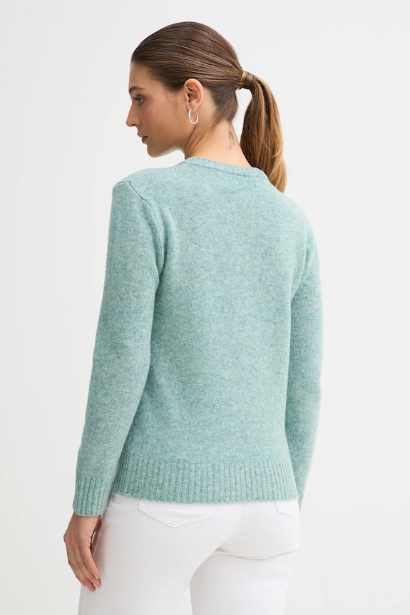 Îmbrăcăminte United Colors of Benetton pulover de lana 103ME1N23 turcoaz