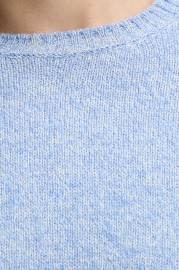 Шерстяной свитер United Colors of Benetton 103ME1N23 голубой