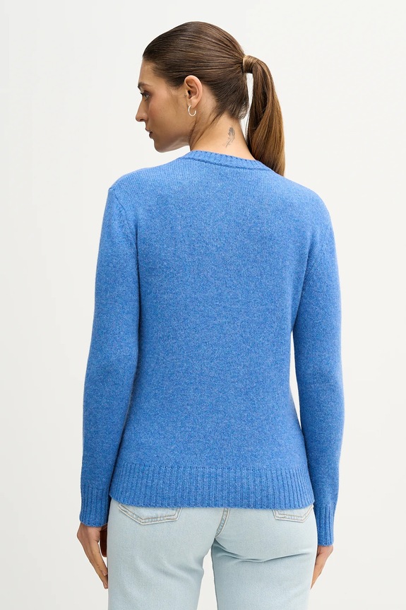 Одяг Вовняний светр United Colors of Benetton 103ME1N23 блакитний
