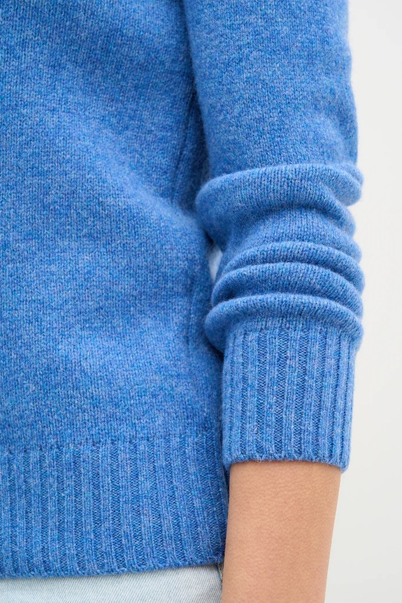 Вовняний светр United Colors of Benetton 103ME1N23 блакитний
