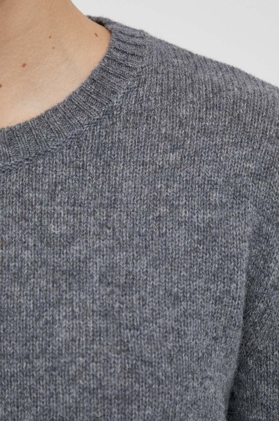 Μάλλινο πουλόβερ United Colors of Benetton 103ME1N23 γκρί