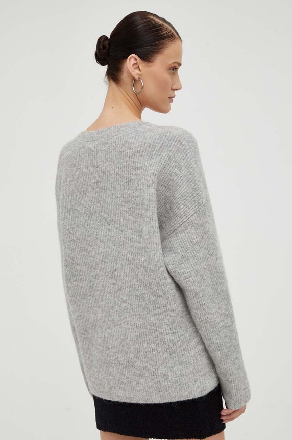 Odzież Gestuz sweter wełniany 10905932 szary