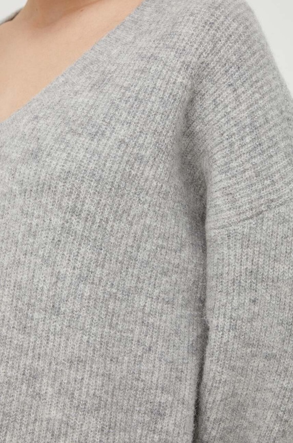 Gestuz sweter wełniany 10905932 szary