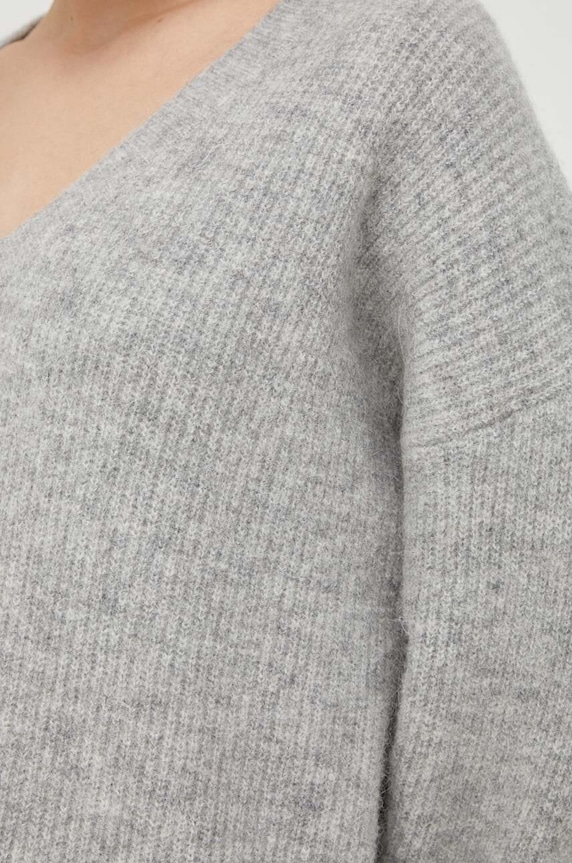 Gestuz sweter wełniany 10905932 szary