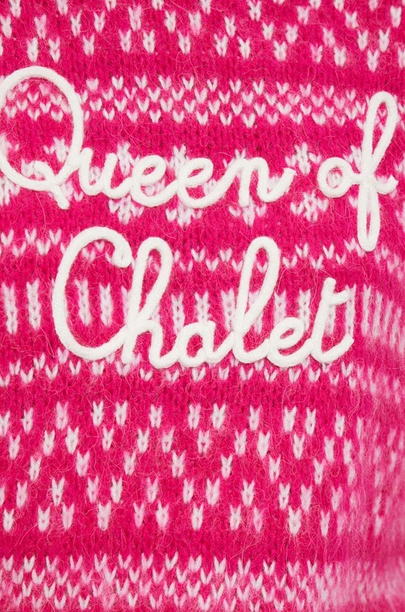 MC2 Saint Barth sweter z domieszką wełny QUE0025 różowy