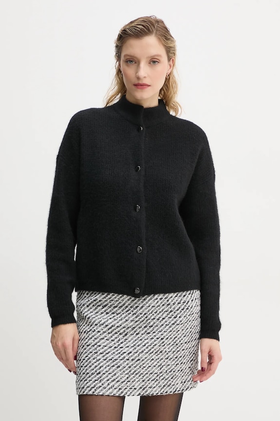 Gestuz cardigan din lana negru 10905931