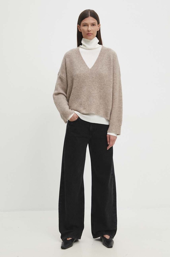 Gestuz sweter 10909332 beżowy AA00