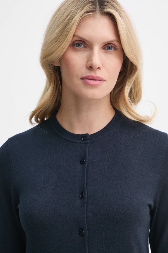 Вълнена жилетка Filippa K тъмносин 28921.FK