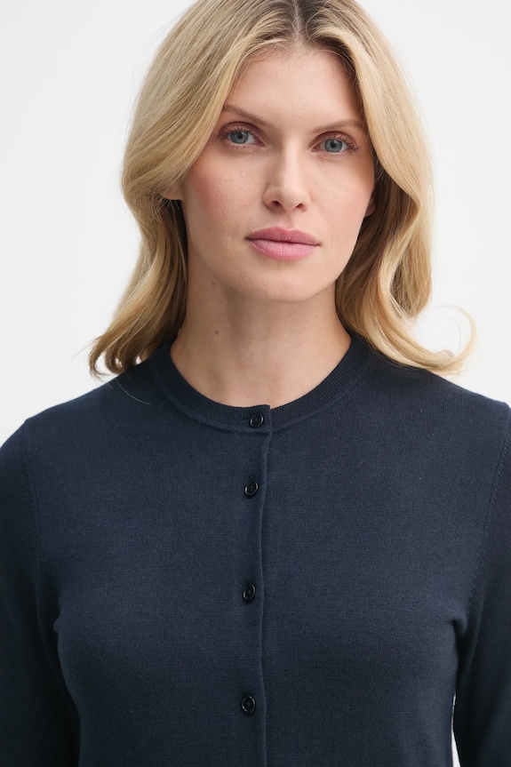 Вълнена жилетка Filippa K тъмносин 28921.FK