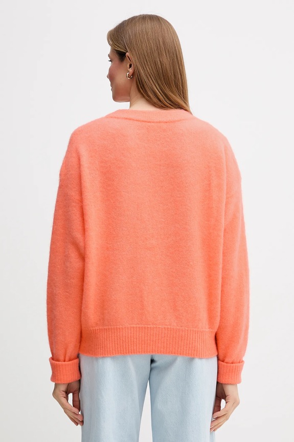 Odzież American Vintage sweter wełniany VITO18E pomarańczowy