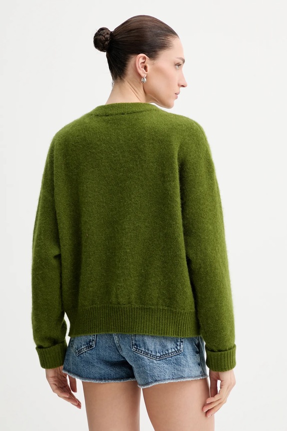 Odzież American Vintage sweter wełniany VITO18E zielony