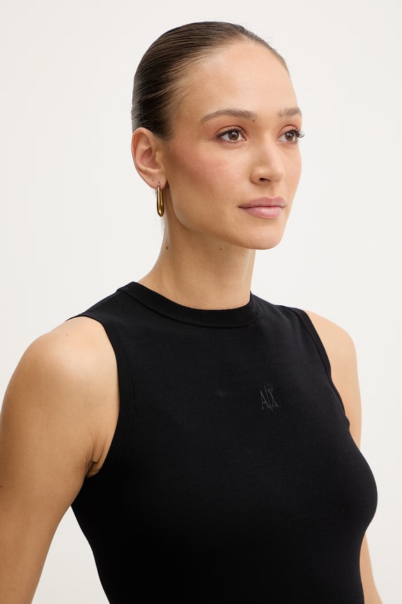 Top Armani Exchange čierna XW001448.AF10352.NOS