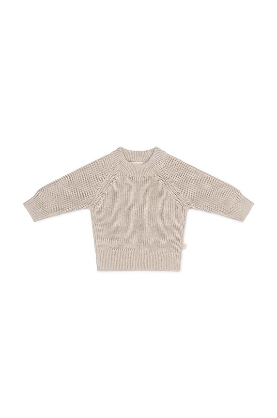 That's mine sweter bawełniany dziecięcy FLO50 FLO50 beżowy AA00