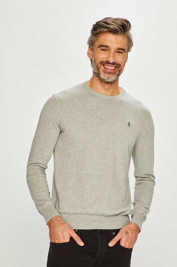 Polo Ralph Lauren - Πουλόβερ λεπτό γκρί 710684957003