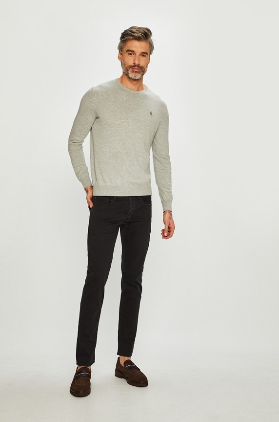 Ρούχα Polo Ralph Lauren - Πουλόβερ 710684957003 γκρί
