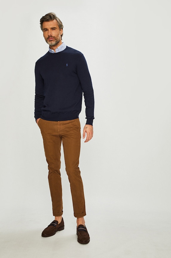 Polo Ralph Lauren - Sweter 710684957001 710684957001 granatowy AA00