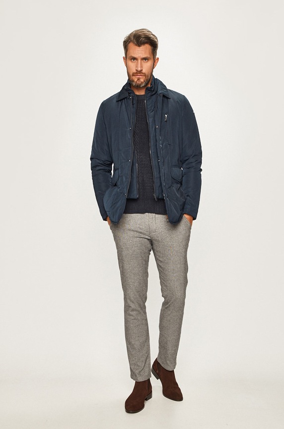 Jack & Jones - Sveter 12161359 tmavomodrá AA00