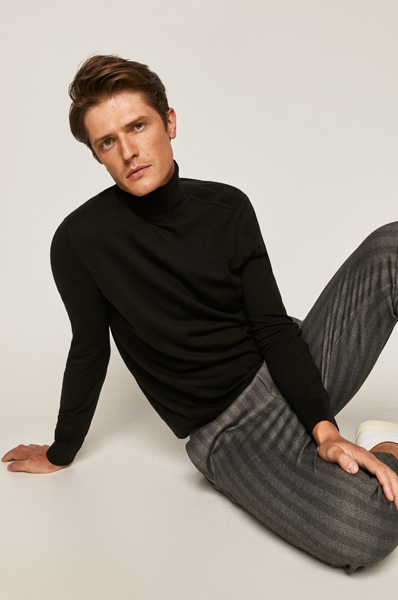 Selected Homme - Sweter czarny 16074684