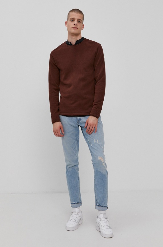 Jack & Jones - Svetr 12157321 12157321 hnědá AA00