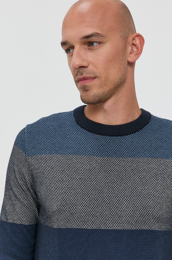 Jack & Jones Sweter granatowy 12193492