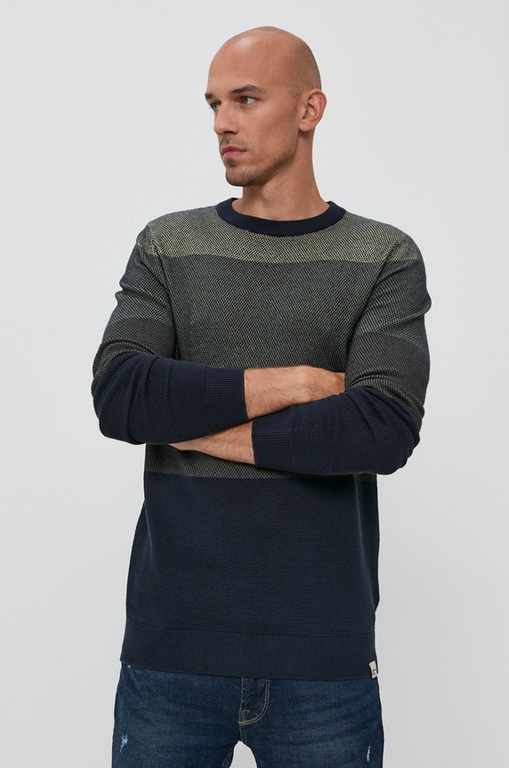 Jack & Jones Sweter okrągły zielony 12193492